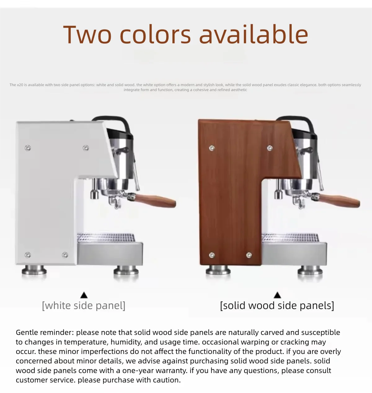 MX-20 New Aurora Copper Boiler Semi-Automatic Espresso Machine, Italian Coffee Maker for Home & Small Commercial Use with Milk F