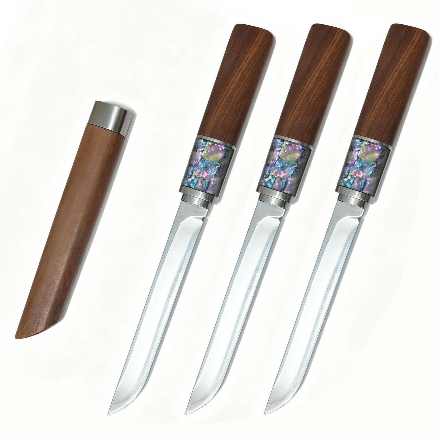 1/2/3-piece kitchen knife set Japanese Kitchen Knife with Sheath Stainless Steel Chef Knife for Cooking Meat and Vegetables