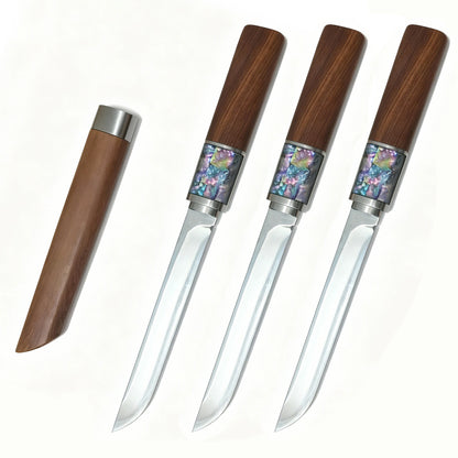 1/2/3-piece kitchen knife set Japanese Kitchen Knife with Sheath Stainless Steel Chef Knife for Cooking Meat and Vegetables