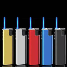 2026 New Torch Lighters Butane Refillable Jet Flame Windproof Torch Lighter for Candle Fireplace Camping BBQGrill Kitchen
