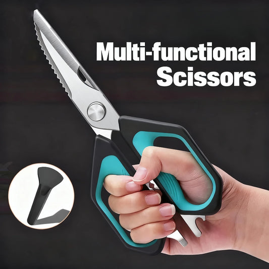 Kitchen scissors Household kitchen multi-purpose chicken killing fish scissors Sharp food grade barbecue scissors Kitchen tools