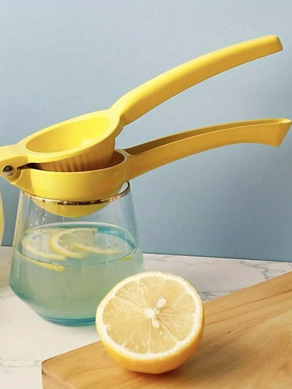 Large Manual Juicer, Multi-Function Hand Press Fruit Juicer With Lemon Squeezer, Lemon Juicer, Efficient Juicing, Easy To Use, Lightweight, High-Quality Material, Juicer, Healthy Lifestyle, Lemon Juicer, Kitchen Appliance, Ho