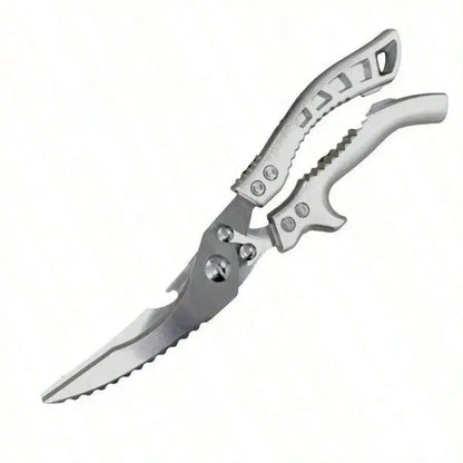 1 Heavy-Duty Kitchen Scissors with Professional Non-Slip Grip Built to Last and Handle a Variety of Kitchen Tasks