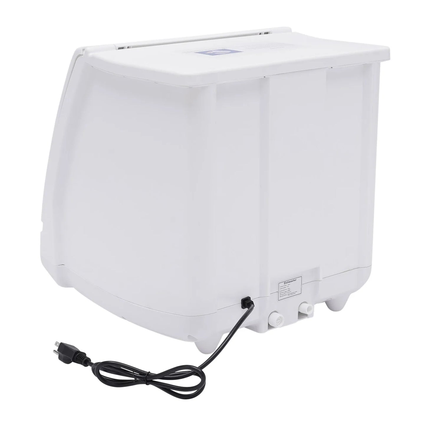 Portable Countertop Dishwasher Compact Dishwasher Mini Countertop Dishwasher 15.74*15.74*17.71in High-Temperature Water Twelve High-Performance Spray Jets Low Noise For Home Apartment Camper Rv