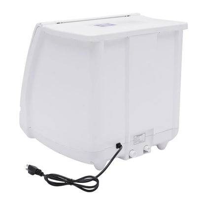 Portable Countertop Dishwasher Compact Dishwasher Mini Countertop Dishwasher 15.74*15.74*17.71in High-Temperature Water Twelve High-Performance Spray Jets Low Noise For Home Apartment Camper Rv