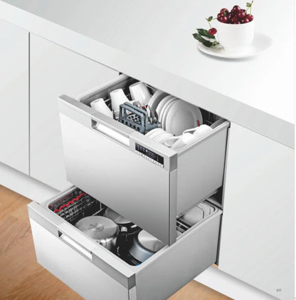 Smart Drawer Dishwashers Built in High Quality Professional Stainless Steel Turbo  12 Settings Household Home Drawer Dishwasher