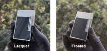 Gas Flame Lighter Metal Glossy Vs Matte Lacquer Cigar Accessories Smoking Cigarette Tools Includes Nozzle Adapter