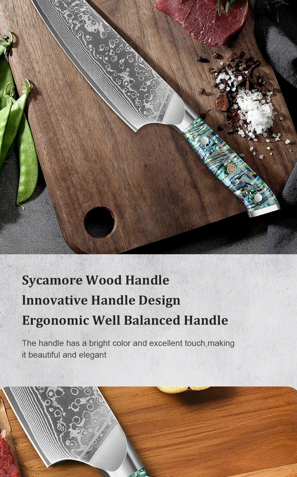 1-7 PCS Kitchen Chef Knife Set Super Sharp Japanese Damascus Steel knife Professional Meat knife Premium Kitchen cooking tools