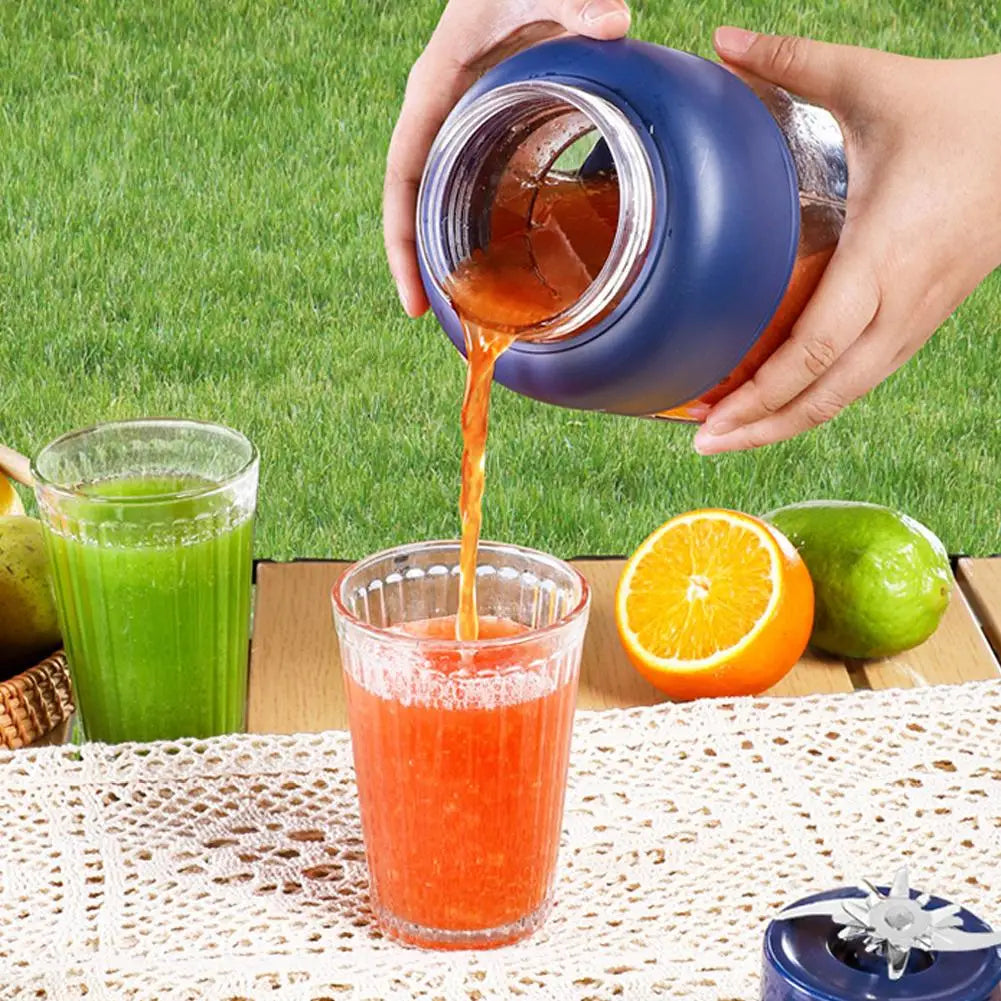 1300ml Portable Fruit Juice Blenders Summer Personal Electric Mini Bottle Home USB Juicer Cup Machine For Smoothies/Ice/ Fruits
