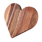 Wooden Heart Shaped Cutting Board 35.5x29.5cm for Valentine’S Dinner Smooth Surface Multipurpose Portable Serving Platter