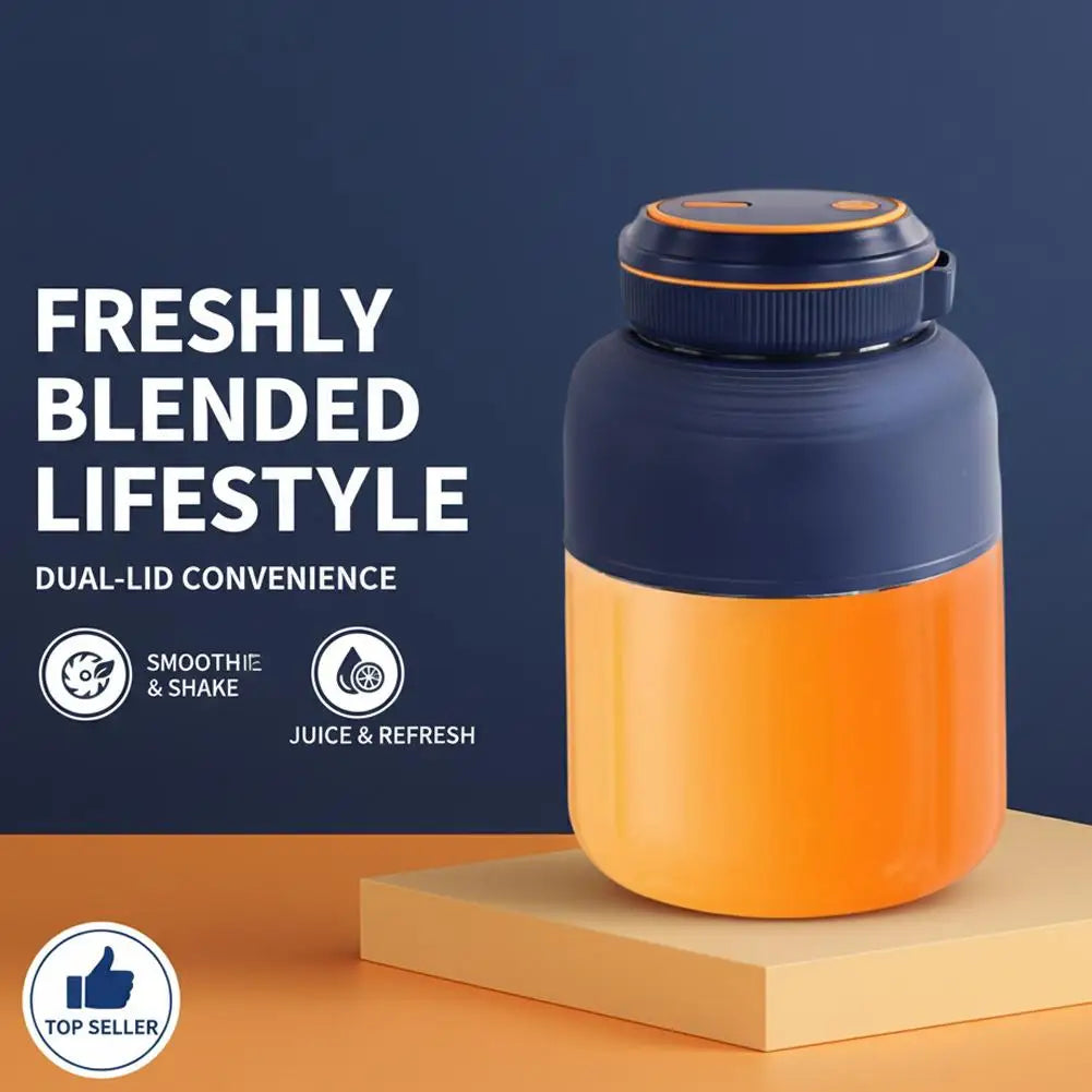 1300ml Portable Fruit Juice Blenders Summer Personal Electric Mini Bottle Home USB Juicer Cup Machine For Smoothies/Ice/ Fruits