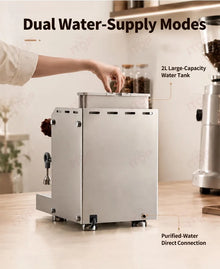STLF  Hot Selling 58mm Home Espresso Maker, Triple Heating System, Dual Pumps, Home Coffee Maker with Cold Brew Mode