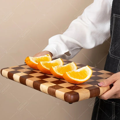 WXCOO Cutting Board Solid Wood Household Tray Mosaic Cutting Boards Wooden Cutting Board Mosaic Chopping Blocks Kitchenware