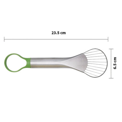 Avocado Slicer 2 In 1 Stainless Steel Avocado Cutter Peeler Knife Pitaya Kiwi Slicer Peeler Kitchen Gadget Fruit Vegetable Tools