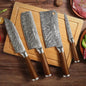 Japanese Style 4-Piece Kitchen Knife Set-Stainless Steel Chef Knives, Multifunctional Kitchen Knives for Home and Restaurant Use
