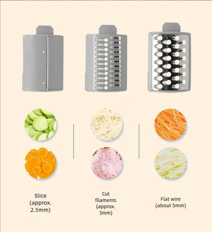 New Multi-function Vegetable Slicing Machine Household Kitchen Electric Vegetable Cutter Vegetable Slicer Shredder Automatic