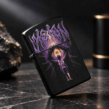 Creative All-Seeing Eye Lighter With Art Print, Trendy Dark Aesthetic Portable Accessory, Atmospheric Daily Carry Decor, Unique Exquisite Gift For Friends, Suitable For All Kinds Of Daily Occasions And Scenarios A Humorous An