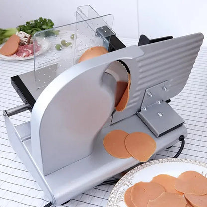 Electric Slicer Household for Bread Meat Sausage Vegetables Lamb Slice Hot Pot Ham Meat Adjustable Thickness 0-15mm 200W