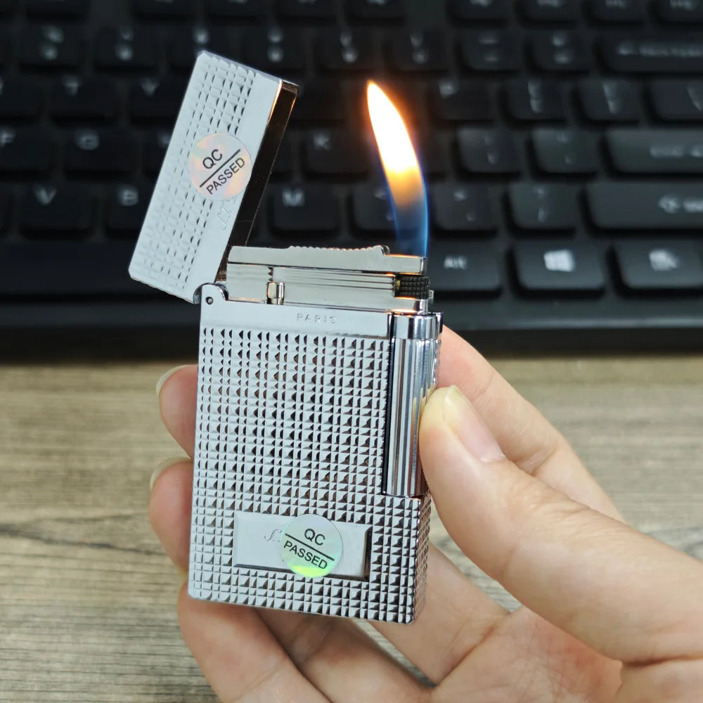 L2 Lighter Brass Refill Butane Gas Paris Nail Design Smoking Tobacco Cigar Cigarette Accessories Birthday Day
