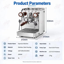 STLF  Hot Selling 58mm Home Espresso Maker, Triple Heating System, Dual Pumps, Home Coffee Maker with Cold Brew Mode