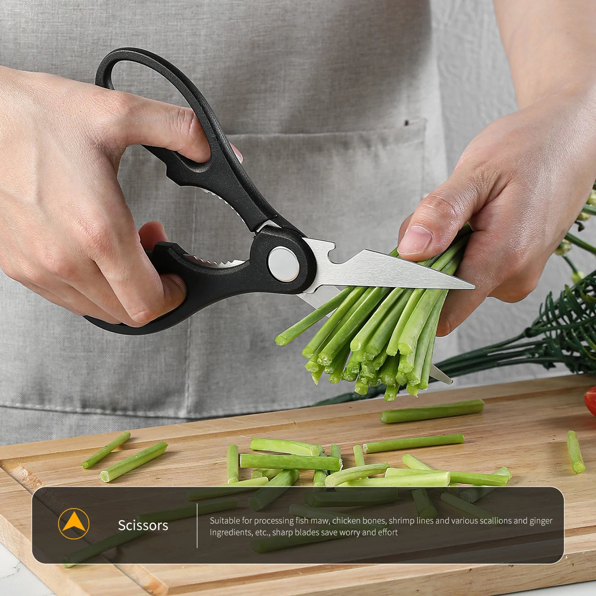 3-5PCS black stainless steel kitchen knife set, including a full set for kitchen, dormitory, household use, chef's knife, fr