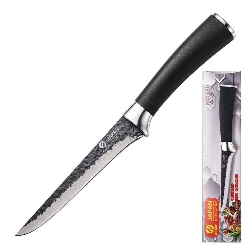 1/2-piece Kitchen Knife Set Japanese Stainless Steel Kitchen Knives With Nonslip Handles Sharp For Meat Cutting And Bone Removal