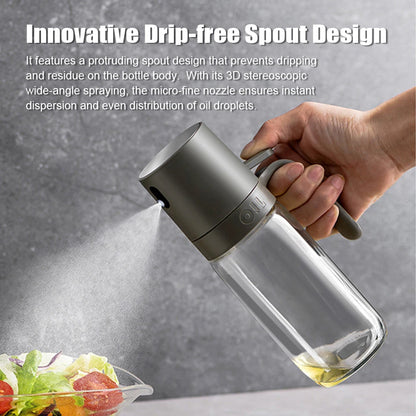 Oil Sprayer for Cooking 250ml Olive Oil Glass Spray Bottle Leakproof Kitchen Gadgets Accessories for Salads BBQ Frying Baking