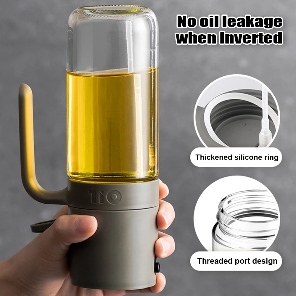 Oil Sprayer for Cooking 250ml Olive Oil Glass Spray Bottle Leakproof Kitchen Gadgets Accessories for Salads BBQ Frying Baking