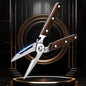 Premium Kitchen Scissors Wooden handle Stainless Steel powerful Chicken Scissors Bone Cutting Scissors Tool