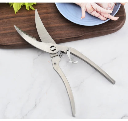 Extra Sharp Kitchen Scissors Stainless Steel Heavy Duty Sharp Kitchen Scissors Meat Scissors Cooking Scissors For Meat