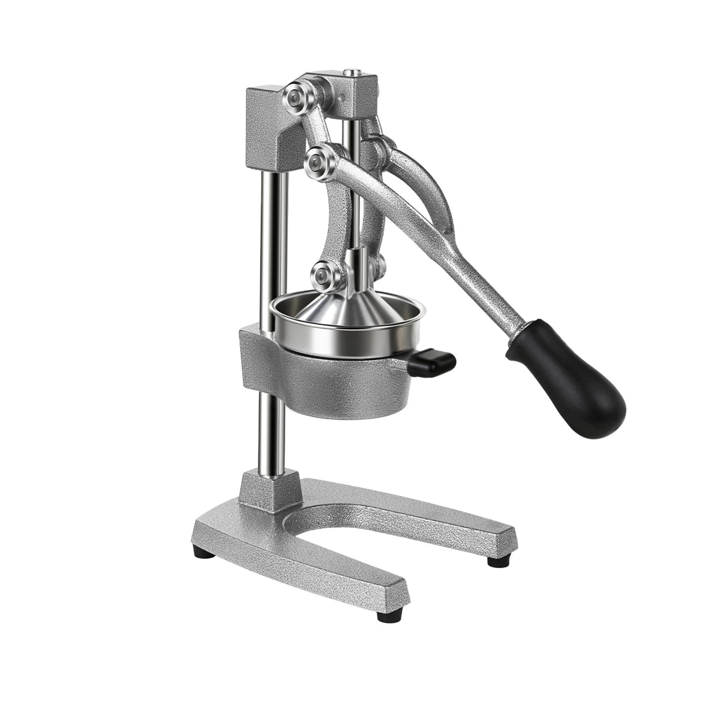 Lightweight stainless steel manual citrus juicer, commercial hand-operated fruit juicer, non-electric portable juicer, suitable for oranges, lemons, pomegranates and other fruits, ideal for home kitchens, bars and restaurants