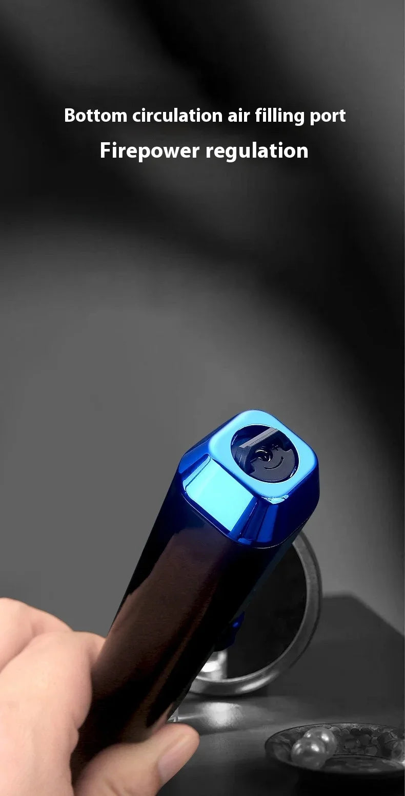 2025 Adjustable Bent Hose Butane Lighter, Windproof Rotary Nozzle, Suitable for Kitchen/barbecue/candle, Inflatable Gas Igniter