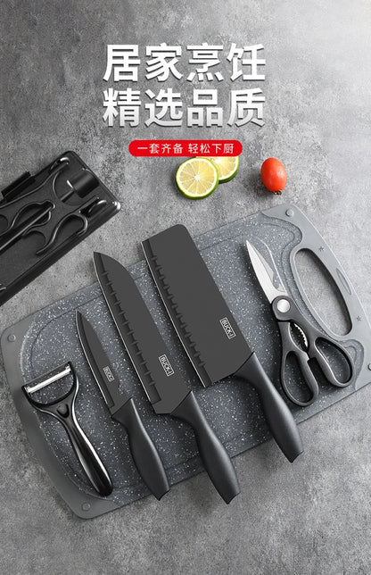 Kitchen Knife set Stainless steel Fixed blade Household Kitchen Cooking Tools Sharp Cutting Meat and Fruit knife