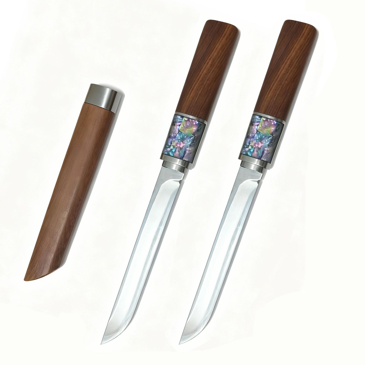 1/2/3-piece kitchen knife set Japanese Kitchen Knife with Sheath Stainless Steel Chef Knife for Cooking Meat and Vegetables