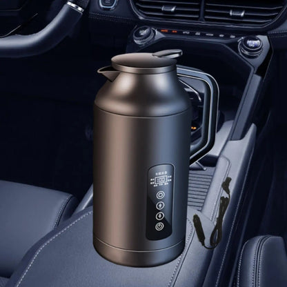 1.5L Kettle Boiler Large Capacity High Power Good Insulation 12V 24V Universal for Outdoor Camping Home Use Truck Road Trip