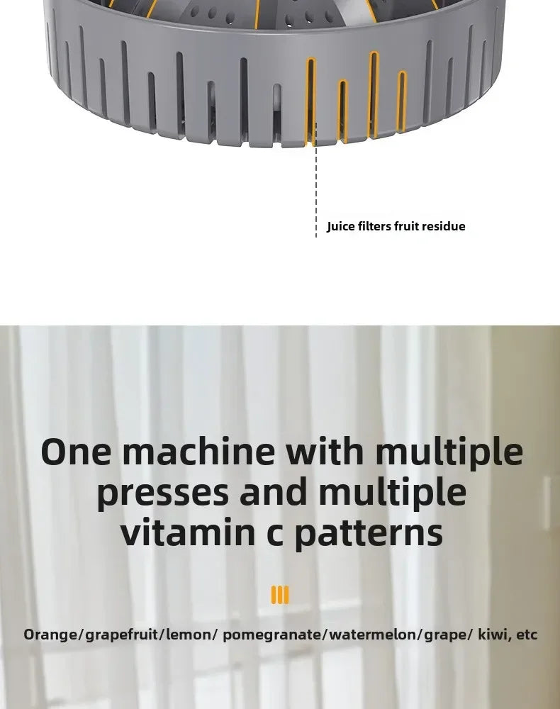 Large-Diameter Orange Juicer Juice And Pulp Separator Home Tea Shop Vegetable Fruit Juicing Machine for Kitchen Use