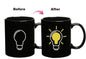 Creative Battery Magic Mug Positive Energy Color Changing Cup Ceramic Discoloration Coffee Tea Milk Mugs Novelty Gifts
