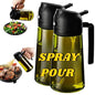 Oil Bottle Oil Spray for Cooking Household Kitchen Spray Olive Oil Barbecue Fat Control Food Grade Spray Pot Kitchen Gadgets