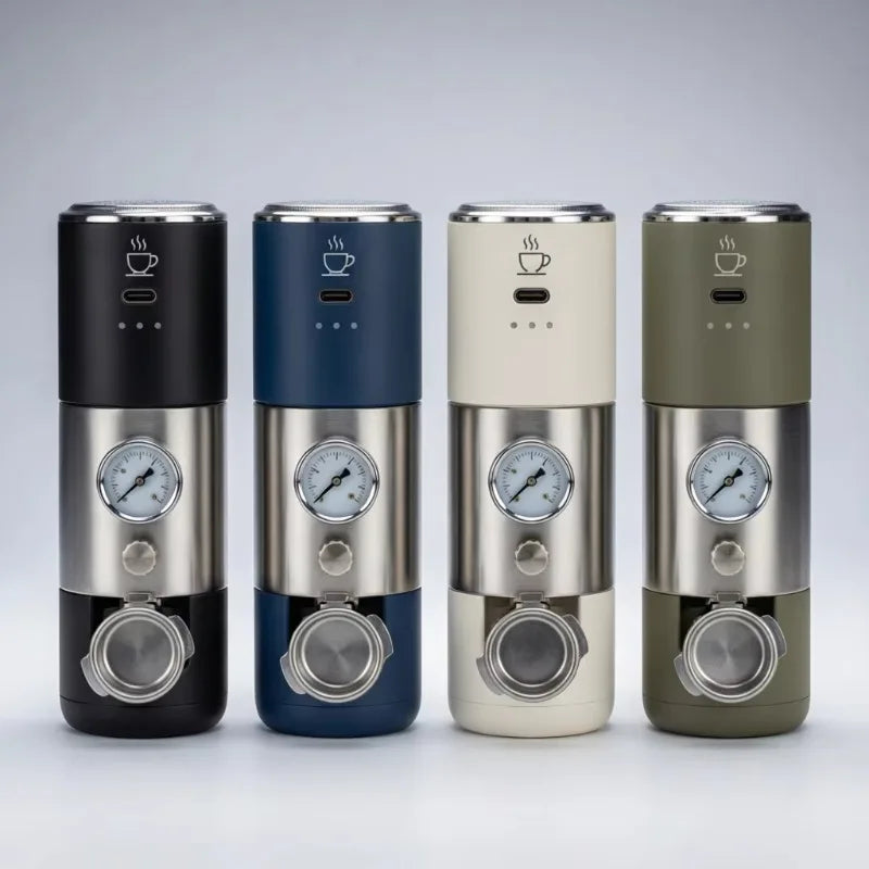 STLF Wireless Portable Mini with Battery Automatic Coffee Machine for Office Outdoor Home Car