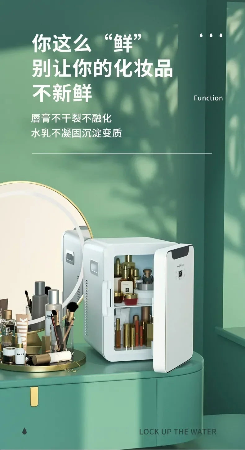 USB/220V Compact Refrigerator by Xinfei - Portable Mini Fridge for Office, Home and Car Use DB