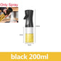 Kitchen Oils Spray Olive Oil Cruet Spray  Home Kitchen Air Fryer Spray Camping BBQ Cooking Plastic Oil Bottle  200/300ml/500ml