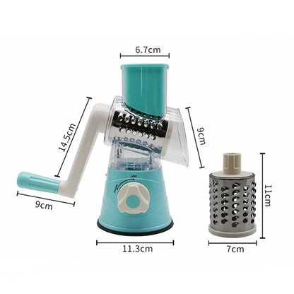 1pc Highly Efficient and Versatile Vegetable and Fruit Slicer Grater Benchtop Drum Cutter with Drum Design for Fast Even Shre