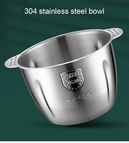 2L 304 Stainless Steel Electric Chopper Meat Grinder Mincer Food Processor Slicer Vegetable food chopper meat slicer machine