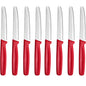 Steak Knives Set of 4/6/8 Stainless Steel Serrated Round Tip Fruit And Vegetable Paring Baking Toast Serrated Bread Knives