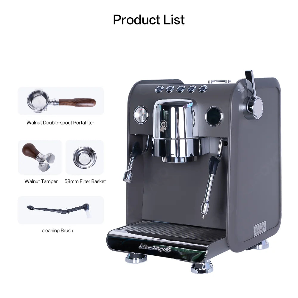 CAFOVO G3148E Commercial Espresso Machine Dual Boiler Rotary Pump TFT Pressure Profiling 9Bar PID Coffee Machine Café Barista
