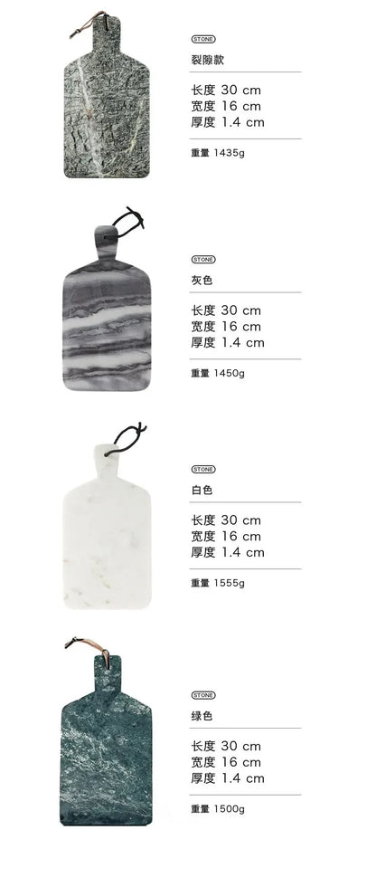 Marble Cutting Board Multi-Use Dessert & Cheesecake Tray Bread Chopping Board Stylish Fruit Storage Kitchen Tool