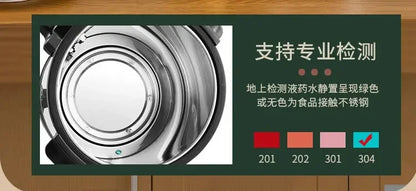 Commercial Precision Temperature Control Insulation Bucket, Stainless Steel Electric Water Bucket, Large Capacity