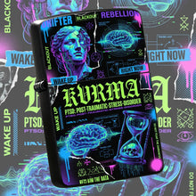 Cyber Style Kvrma Themed Lightweight Lighter, Trendy Print Of Statue Brain Hourglass, Portable Accessory For Daily Outdoor Multi Scenarios, Cool Unique Practical Item For Everyday Use And Festival Gift Giving A Humorous And I