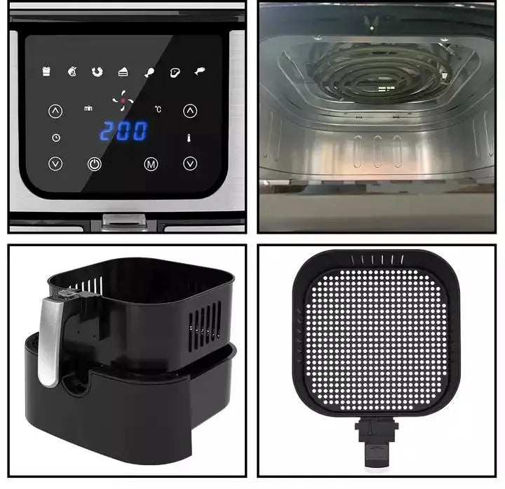 2026 New Model Multi-functionalFactory Smart 5.5L 6.5 L Digital Air Fryer No Oil Healthy Non Stick Air Fryer