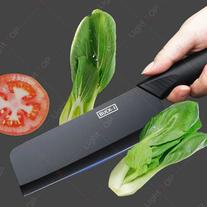 WXCOO Kitchen Knife Chef Meat Cleaver Boning Household Chopper Knife with Cover Stainless Steel Fruit Knife Vegetable Slicing